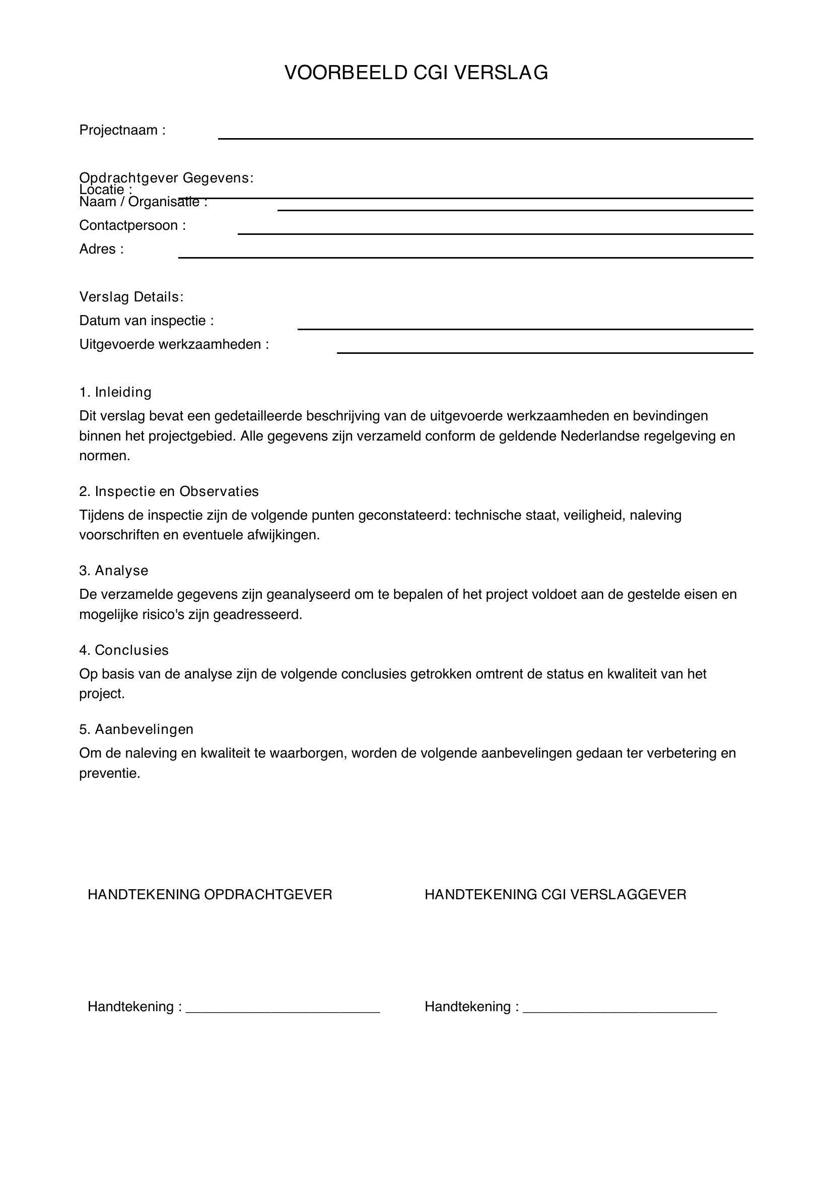 Voorbeeld Cgi Verslag
